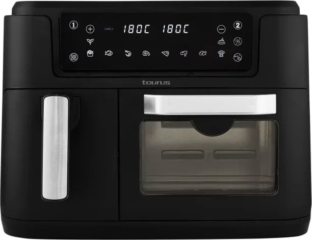 Taurus Dual Zone Digital Non-Stick Black 2400W "Duo" Air Fryer