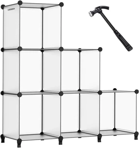 Chenshia Plastic Freestanding Book Shelf