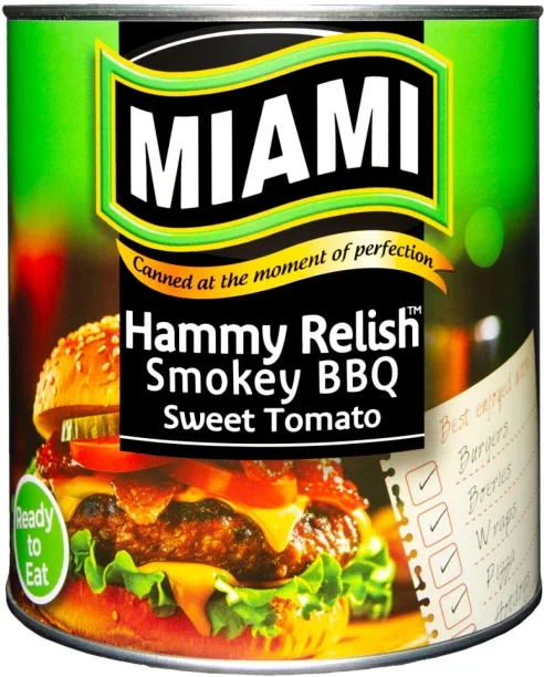 Miami Hammy Relish Smokey BBQ Sweet Tomato Relish