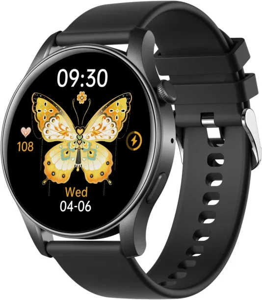 BezosMax KC88 Smart Watch with Sleep/Heart Rate Monitor for Android iPhone, 100+ Sport Modes Fitness AI Assistant Sport Tracker Smartwatch